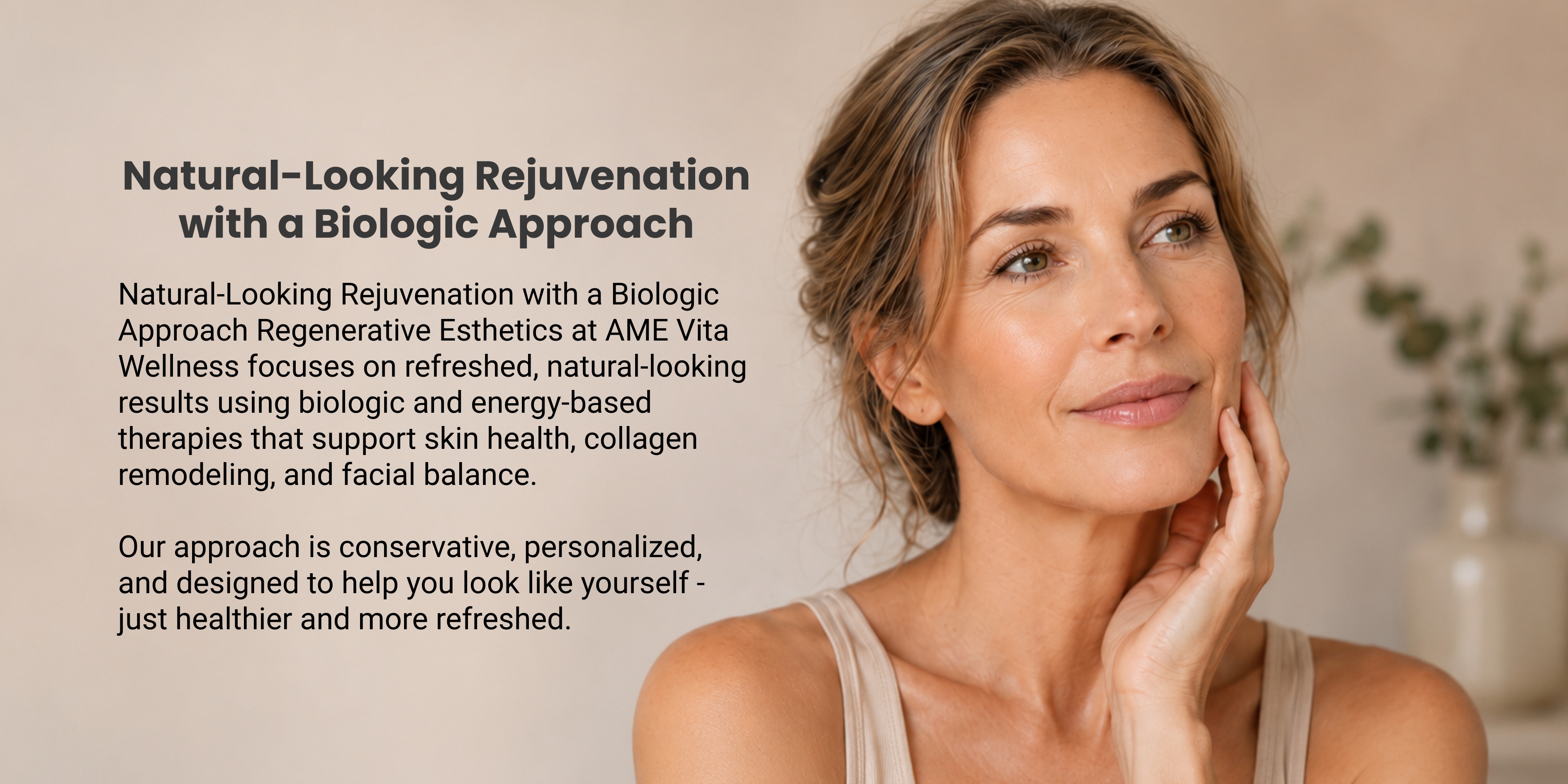 Natural-Looking Rejuvenation with a Biologic Approach