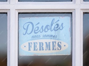 Closed for holiday